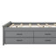 Lit plateforme avec rangement pour tête de lit, ports USB, lit gigogne et trois tiroirs-114328304-114328301