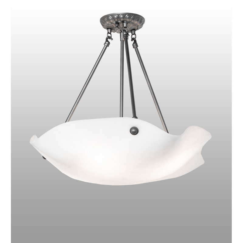 4 - Light Semi Flush Mount