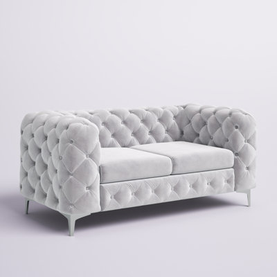 Graford 63'' Velvet Loveseat