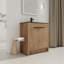 Base de meuble-lavabo simple 30,1 po seulement en brun