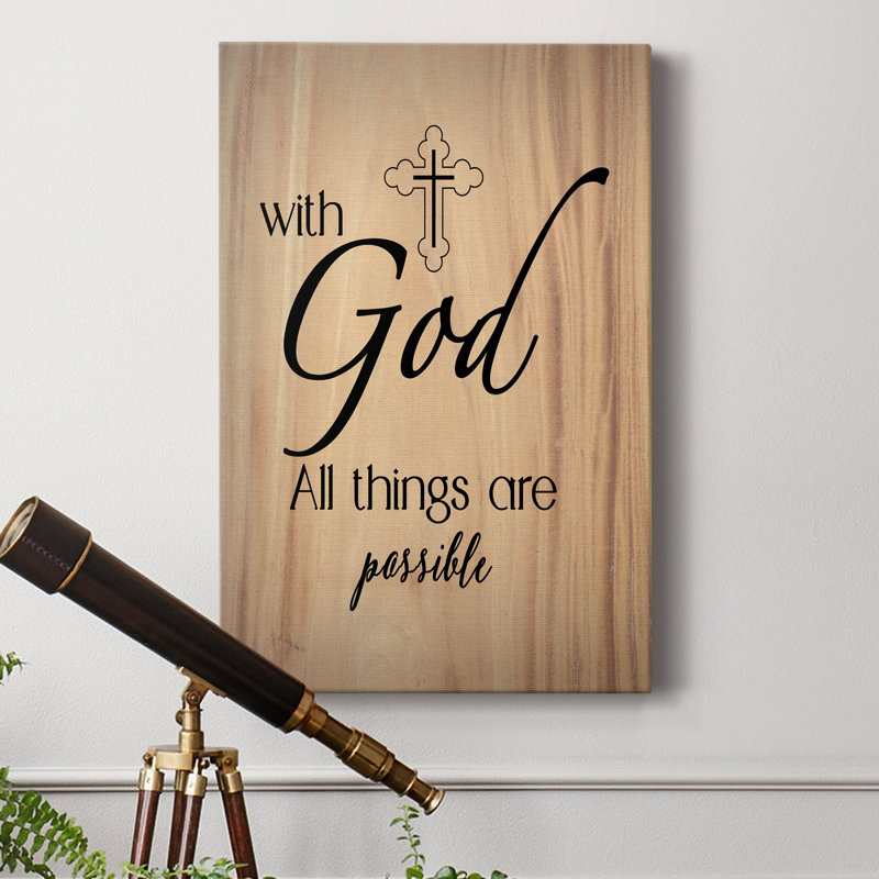 «All Things possible», art textuel sur toile tendue, H 60 po x l 40 po x P 1 po