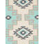 Tapis turquoise en laine tissé à la main Tuscany-125912725
