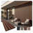 Linear WPC Exterior Wall Slat Siding and Cladding Panels 114 in x 8.62 in-117542570-117542574