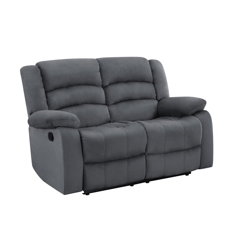 Red Barrel Studio® Aum 60'' Upholstered Reclining Loveseat & Reviews ...