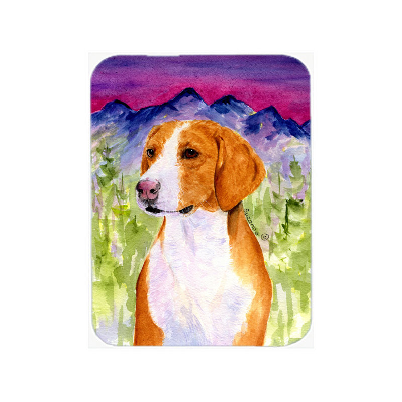 Caroline's Treasures Drever Glass Cutting Board