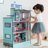 Teamson Kids Dreamland Barcelona 3-Story Wooden Dollhouse with Working Elevator & 10 Accessories for 3.5" Dolls