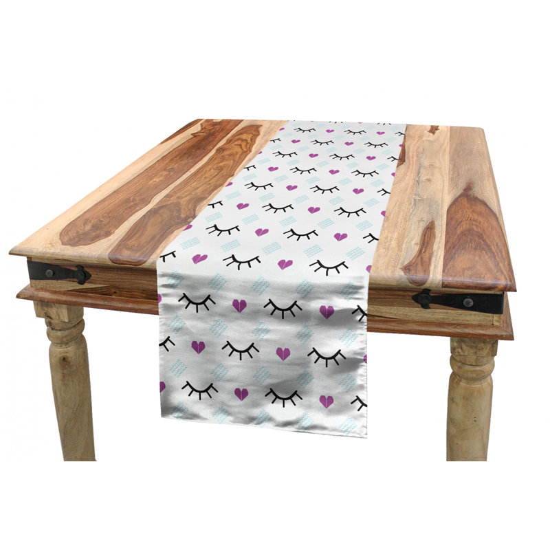 Eyelash Table Runner, 72" x 16"