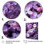 Fleurs mauves lilas mauves sur toile-901293433-901293435