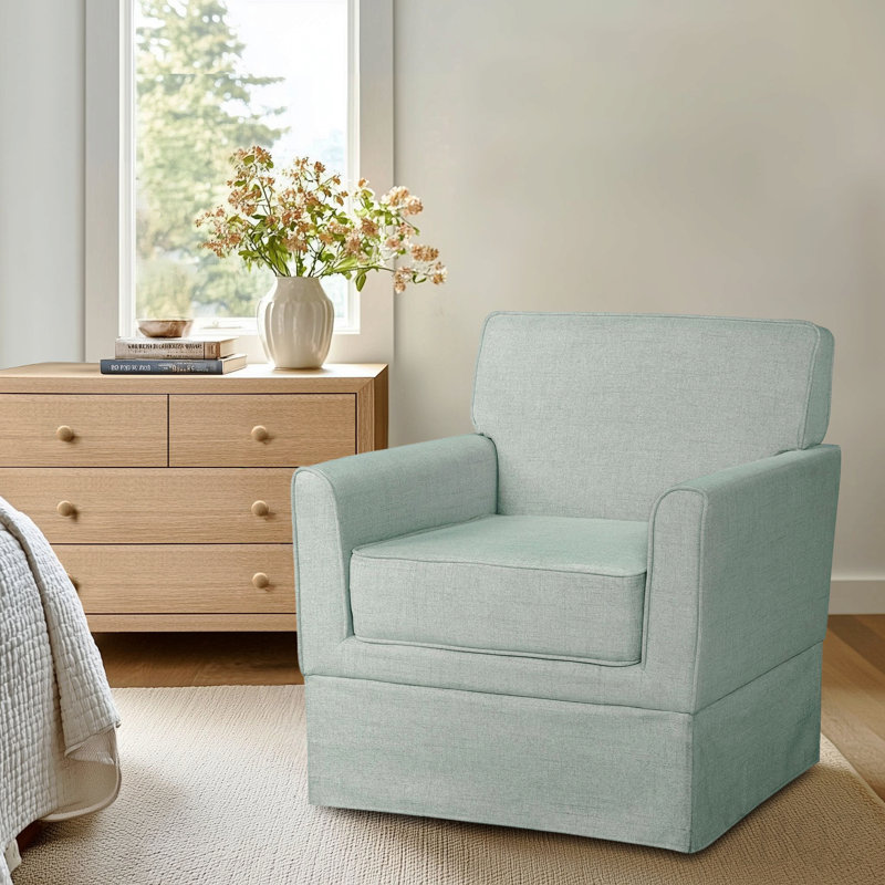 Fauteuil décoratif vert menthe