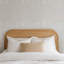 Burlwood - Papier peint gris et bois blanc