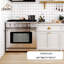 Cuisinière au gaz naturel intelligent autoportante 36 po 6 pouces cubes