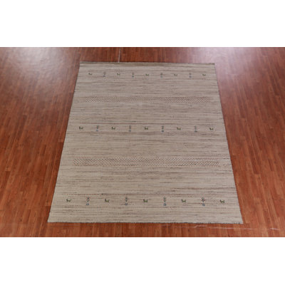 Tapis indien fait à la main de style Gabbeh 8 x 10