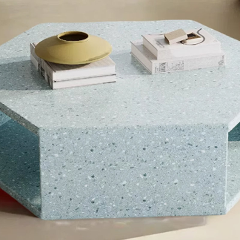 Table basse au design créatif personnalisé, Bleu