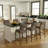  Modern Style Quick-Assembly Upholstered Counter Height Bar Stools with Wood Legs Set of 4-1358146901-1358146902