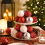 Ensemble d'ornement de décoration de sapin de Noël, 50 carats, 2,36 pouces-993999734