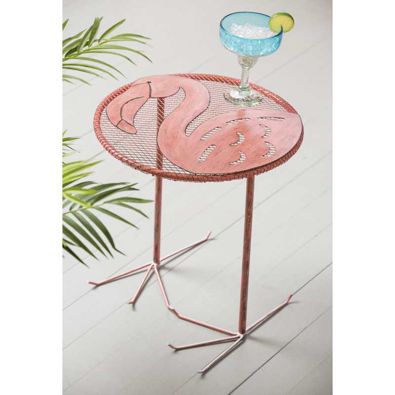 Flamingo Iron Bistro Table with Chair