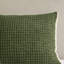 Ensemble d'édredon 3 pièces chenille tricoté gaufré, olive-130471685