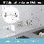 Robinet de cuisine commercial à fixation murale et centre pivotant 8 po Chrome