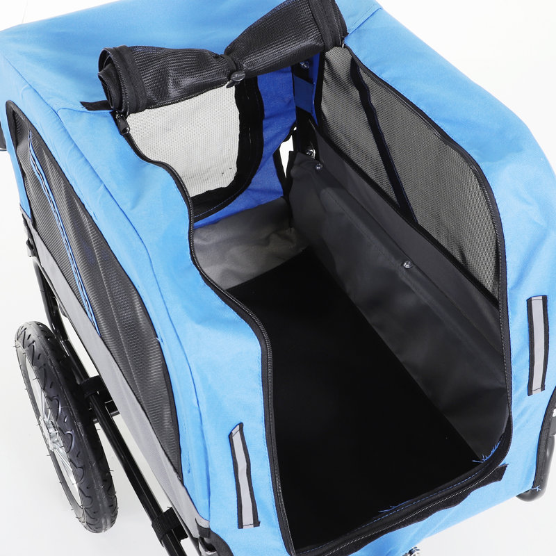 Hosley Foldable Pet Jogger Stroller, Blue