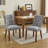Tufted Upholstered Dining Chairs with Solid Wood Legs-696111902-696111898