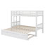 Lit superposé simple avec un lit gigogne extensible en dessous-1174100506