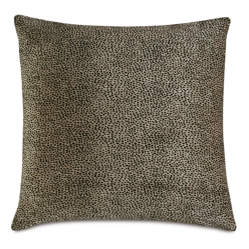Freya Tan and Dark Brown Animal Print Decorative Pillow