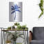 Bay Isle Home™ «Blue Palm Tree III» par Seven Trees Design, art mural en métal-813405829