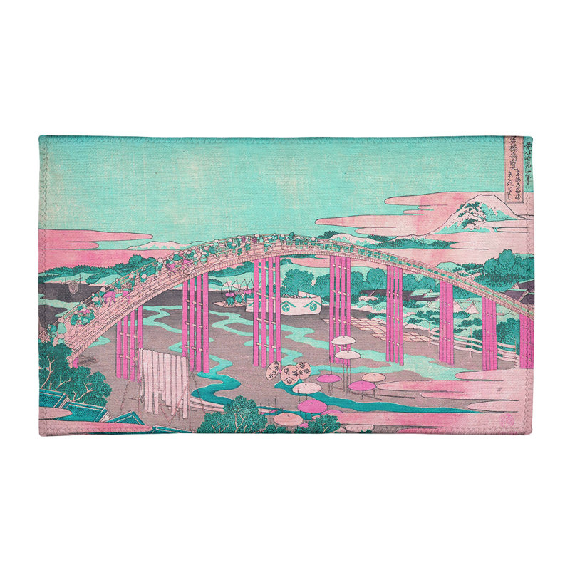 Tapis de l’aire verte en chenille japonaise, Rectangle 2 pi x 3 pi