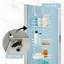 Shower Caddy 3 Tier Bathroom Over The Door Storage Organiser Hanging Basket With Shelving