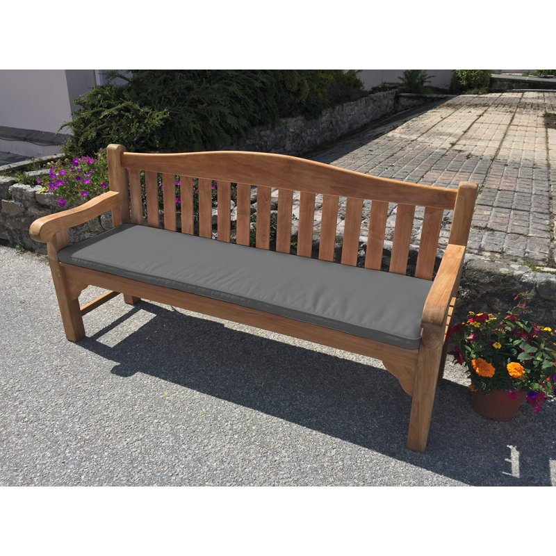 Garden Bench Cushion, Grey