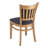 Exum 18 " H Linen Upholstered Cherry and Beech Solid Wood Side Chair