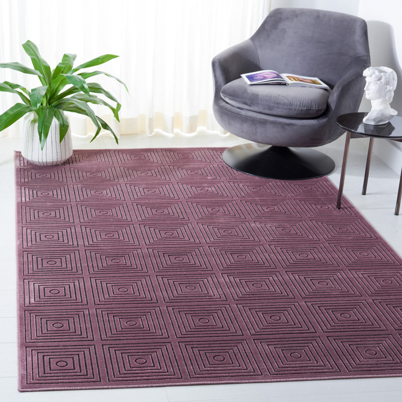 Tapis géométrique Braswell Performance, Rectangle 7 pi 6 po x 10 pi 6 po