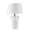 Lampe de table en céramique avec poignées, base en forme de vase en céramique