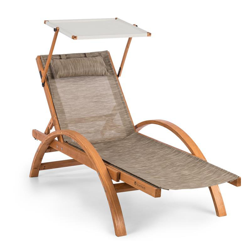 Panamera 195cm Long Reclining Pine Single Chaise