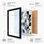 Turning Squares Geometric - Framed Print-578283914-578283918