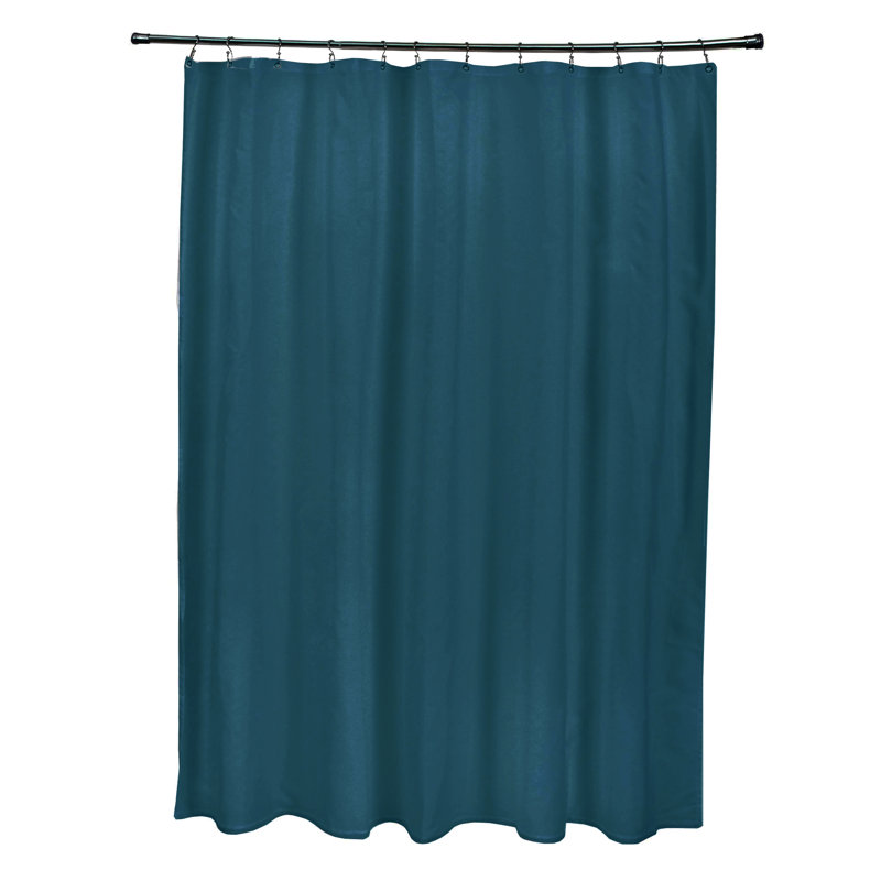 Floral Shower Curtain, Teal