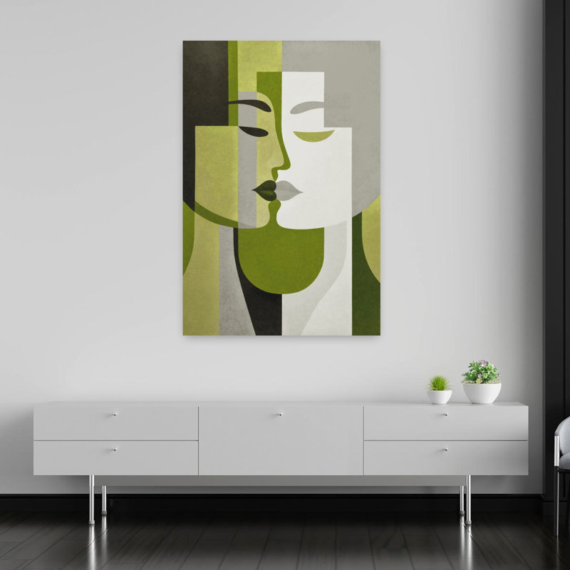 Art contemporain contemporain abstrait, H 60 po x l 40 po