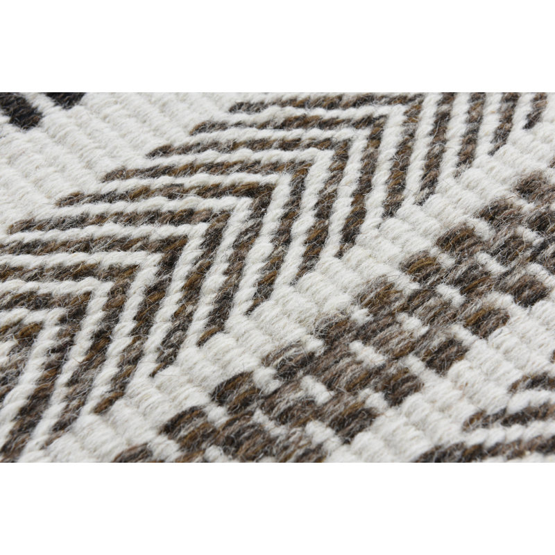 Coleraine Striped Hand Woven Area Rug, Rectangle 110 x 170cm