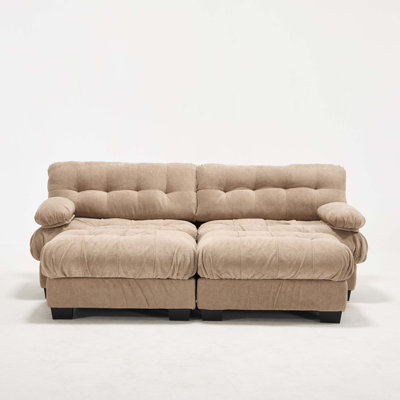 Modular Cloud Sectional Sofa with Deep Seat Comfort