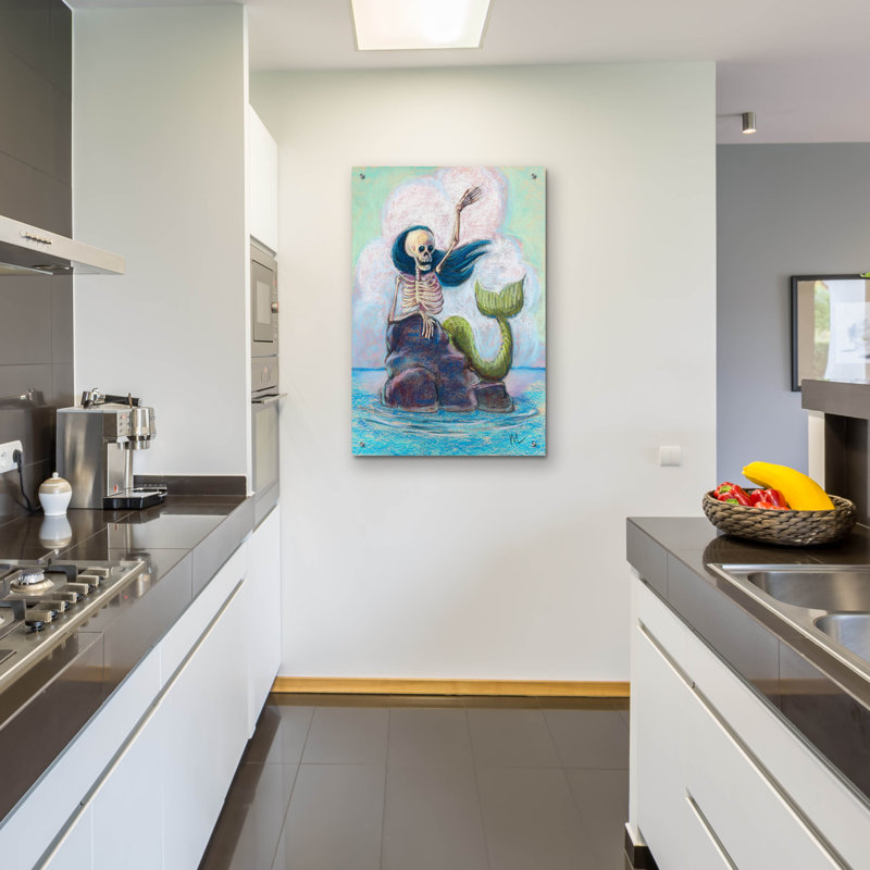«Hello Sailor» par Marie Marfia, art mural en verre acrylique, H 36 po x l 24 po x P 0,2 po