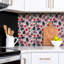 Charel 50cm x 100cm PVC Field Tile in Pink