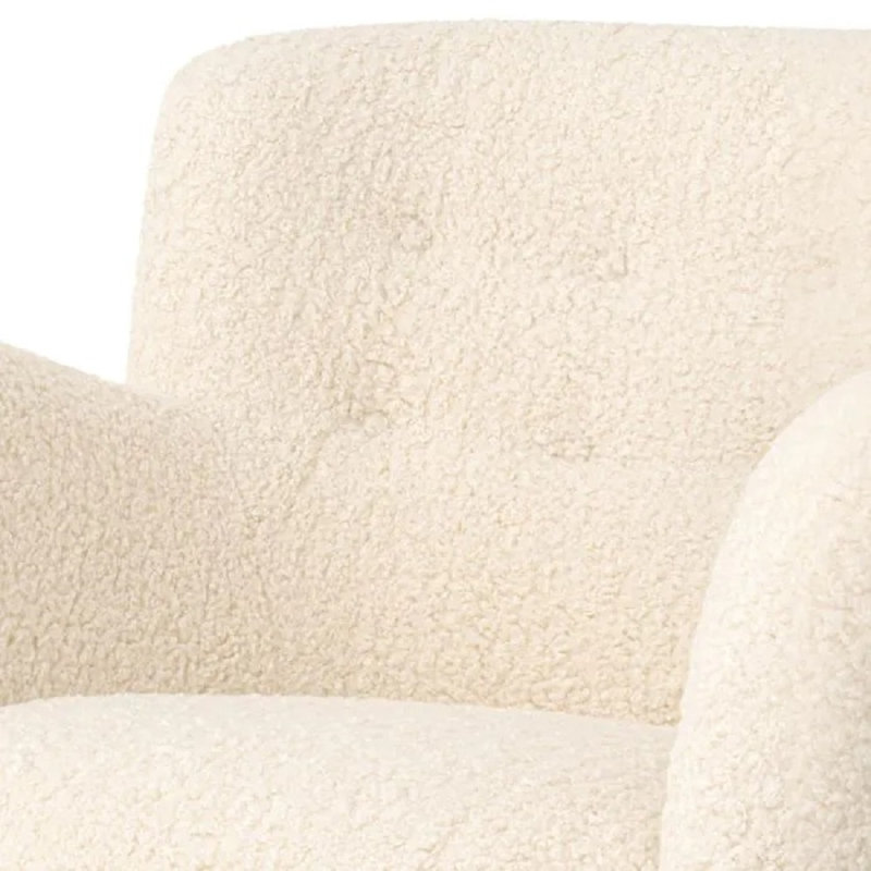 Bixby Upholstered Armchair, Faux Shearling Polyester