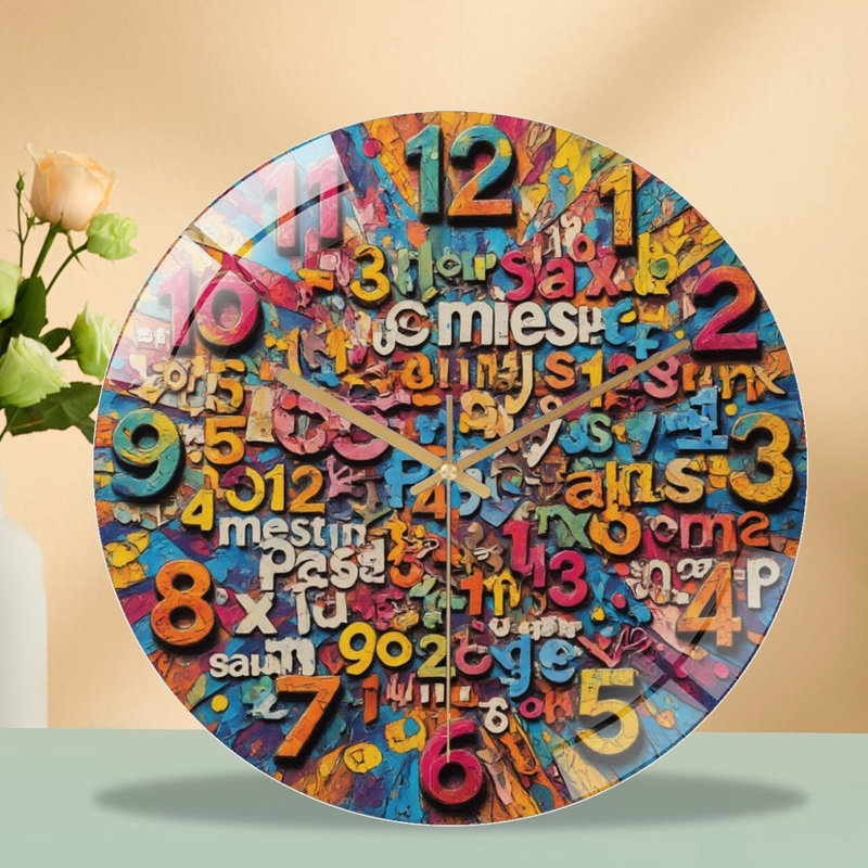 Horloge murale 12 po