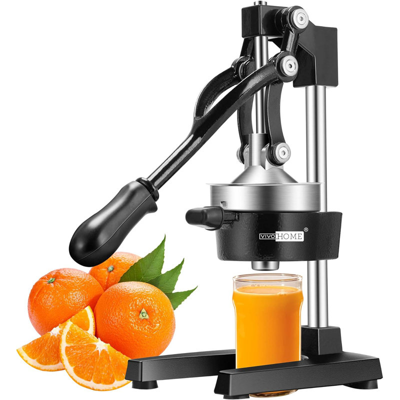 Presse-agrumes manuel en acier inoxydable Specstar, Noir