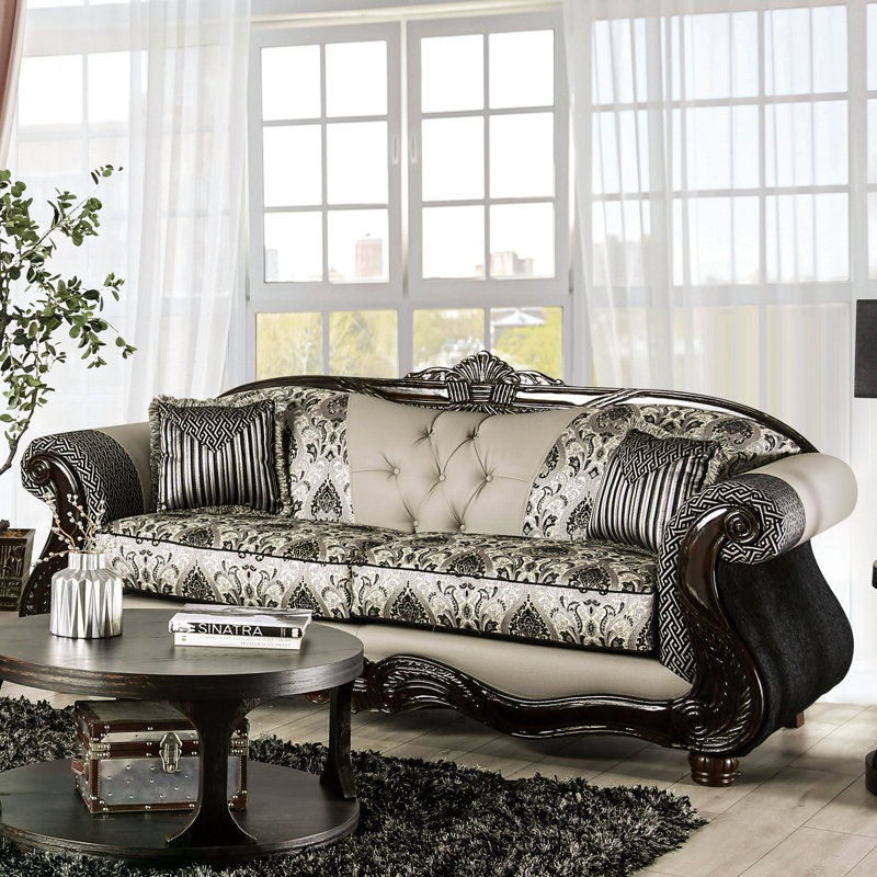 Arevik 94'' Rolled Arm Sofa