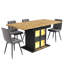 Metal Base Dining Table-914158153