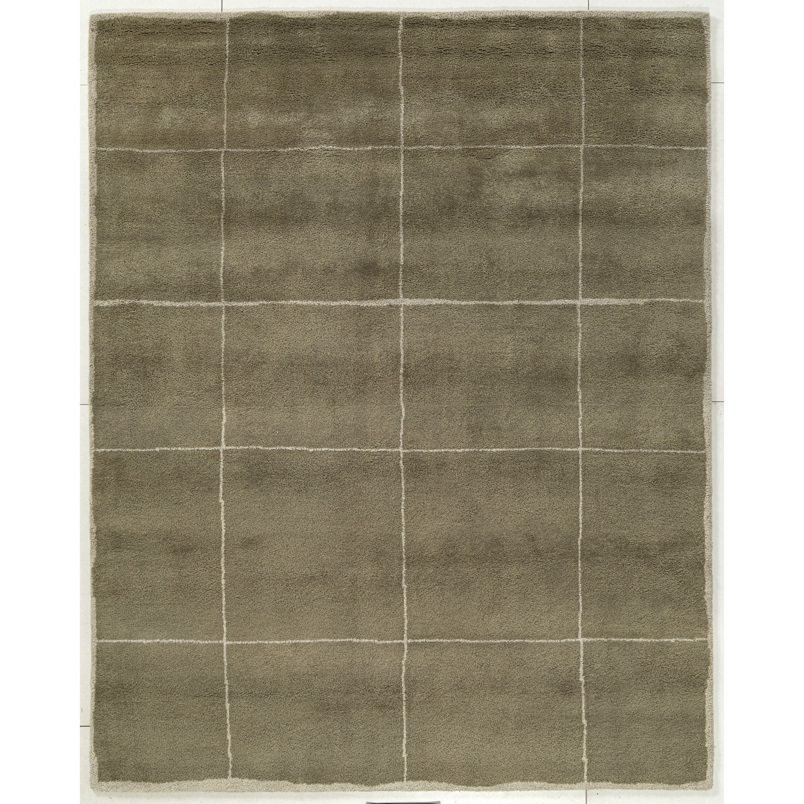 Merritt Hand-Tufted Geometric Wool Rug, Rectangle 7'9" x 9'9"