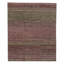 Kushiro Striped Area Rug in Gray/Purple