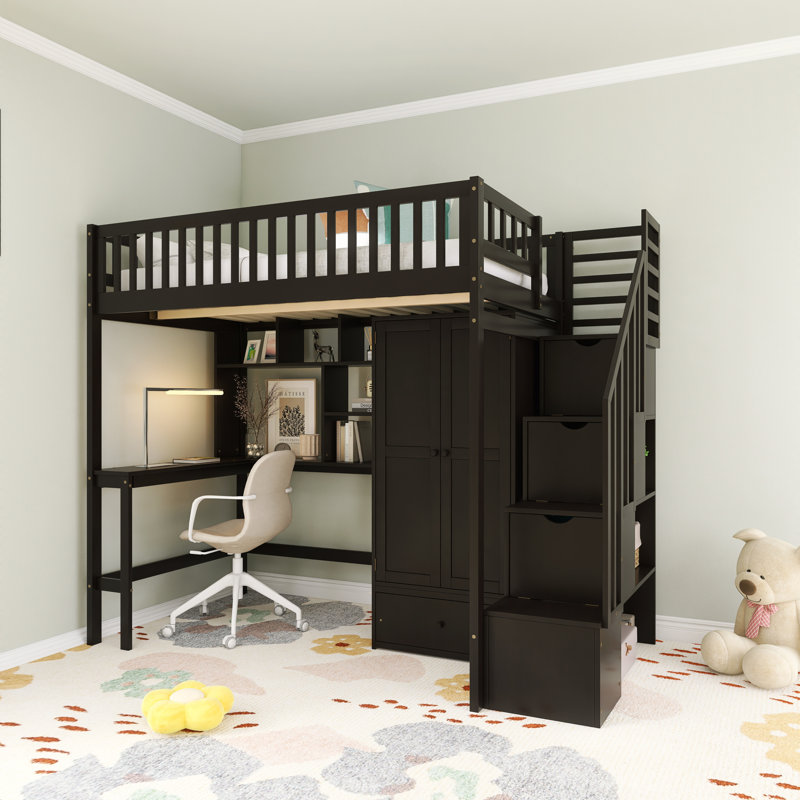 Japera Bed, Twin, Espresso