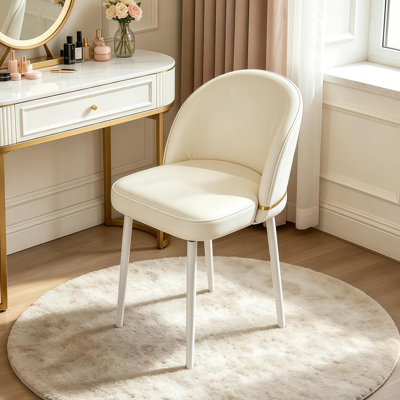 Fauteuil de coiffeuse rembourré sans accoudoirs XUEGW